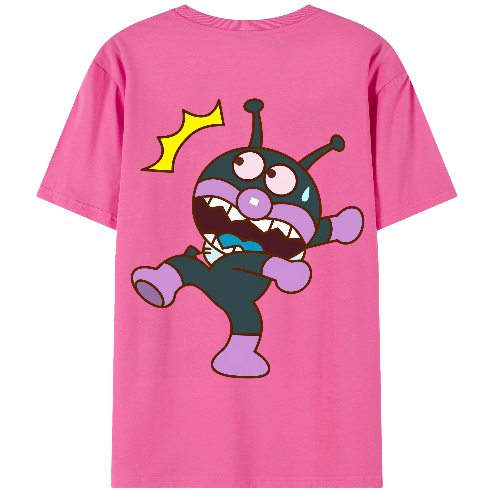（画像用） アンパンマン Anpanman レディース半袖Tシャツ(バックプリント)